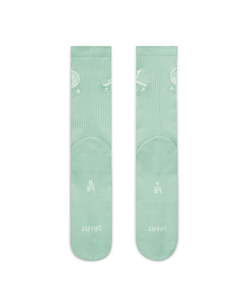 [DR9817-300] MENS AIR JORDAN X J BALVIN SOCKS 'GREEN'