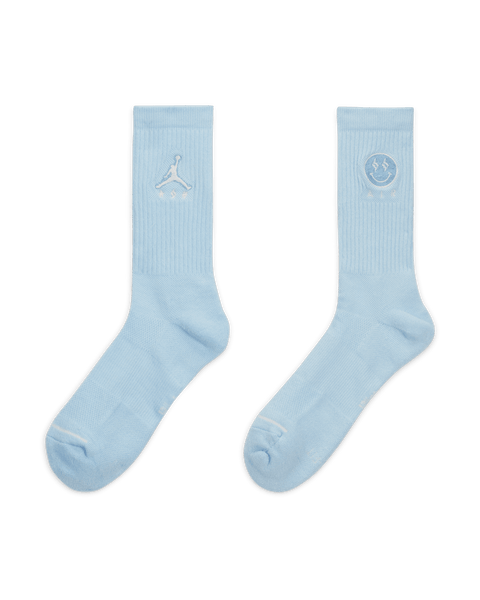 [DR9817-400] MENS AIR JORDAN X J BALVIN CREW SOCKS 'BLUE'