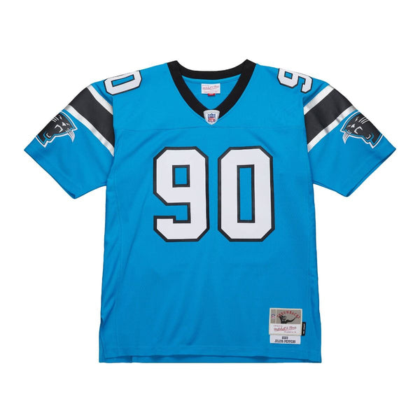 Mens Mitchell & Ness NFL ALTERNATE BLUE JERSEY PANTHERS 2003 JULIUS PEPPERS