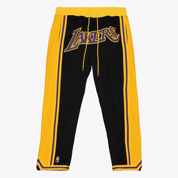 MENS MITCHELL & NESS JUST DON HARDWOOD CLASSICS PANTS LAKERS