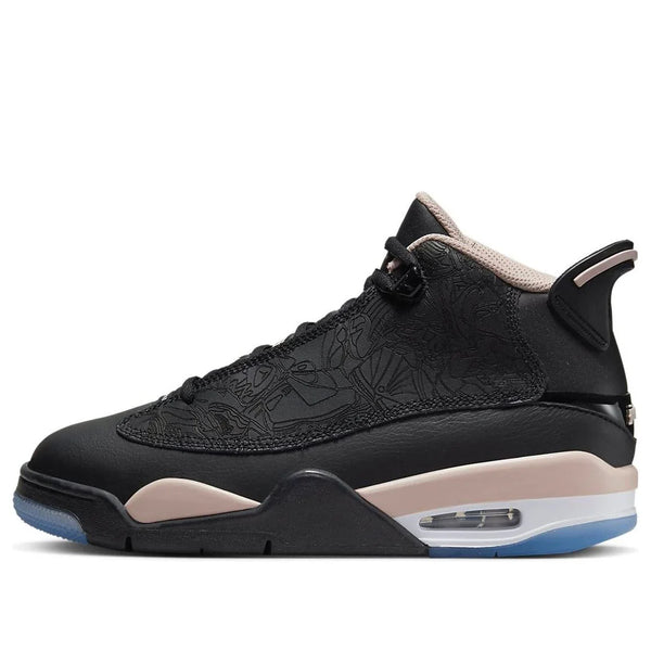 [DV1360-021] GRADE SCHOOL AIR JORDAN DUB ZERO 'BLACK WHITE FOSSIL STONE'