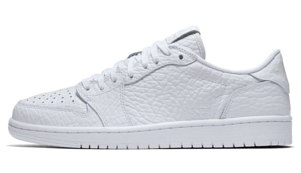 [872782-100] MENS AIR JORDAN RETRO 1 LOW 'NS TRIPLE WHITE'