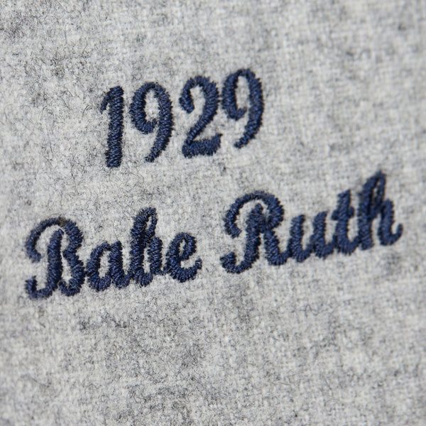 MENS MITCHELL & NESS MLB GREY JERSEY YANKEES 1929 BABE RUTH