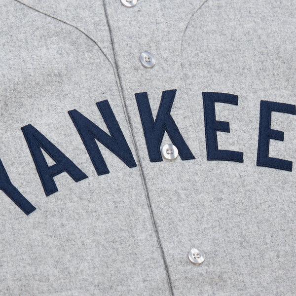 MENS MITCHELL & NESS MLB GREY JERSEY YANKEES 1929 BABE RUTH