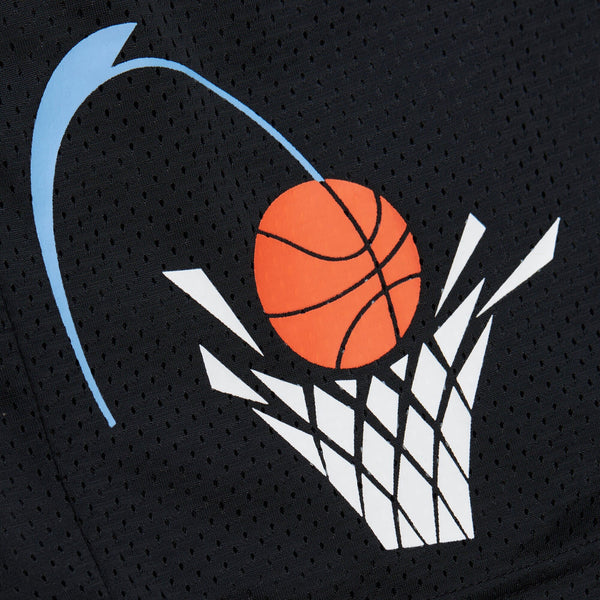 MENS MITCHELL & NESS NBA GAMEDAY MESH 7IN SHORTS VINTAGE LOGO CAVALIERS