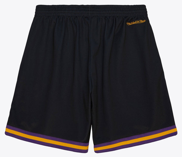 MENS MITCHELL & NESS NBA BIG FACE 7.0 FASHION SHORTS LAKERS