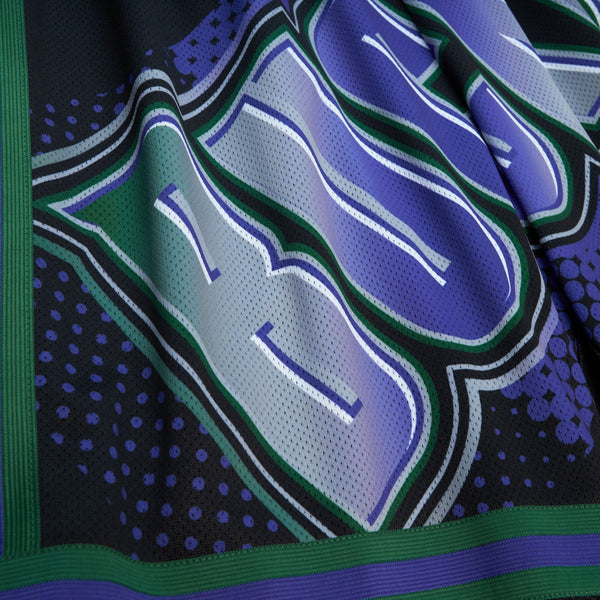 MENS MITCHELL & NESS NBA BIG FACE 7.0 FASHION SHORTS BUCKS