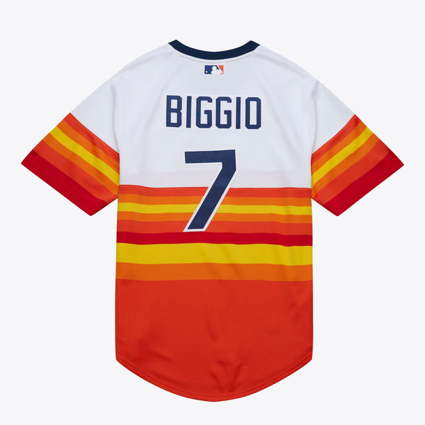 Mens Mitchell & Ness MLB ALTERNATE JERSEY ASTROS 2004 CRAIG BIGGIO