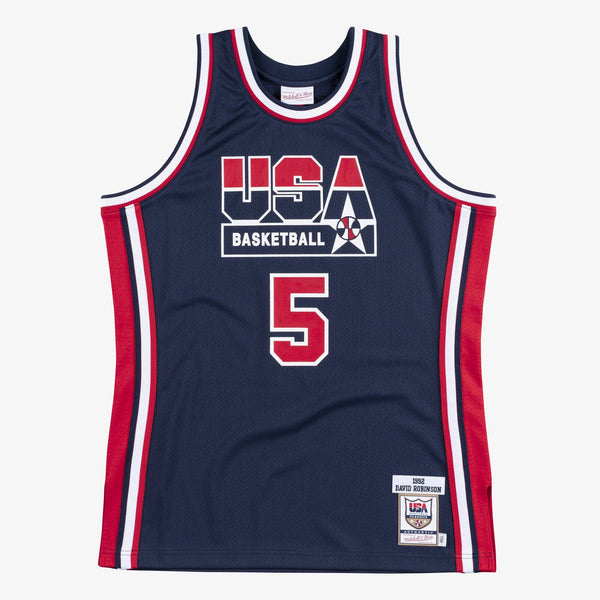 MENS MITCHELL & NESS AUTHENTIC JERSEY TEAM USA 1992 DAVID ROBINSON