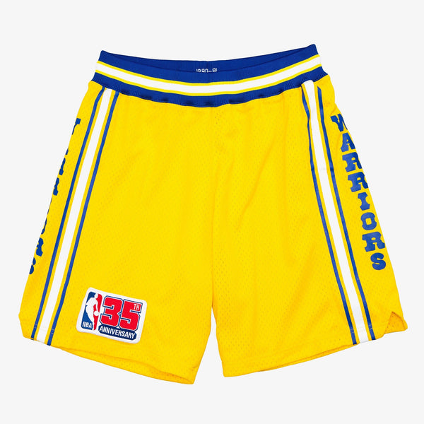 MENS MITCHELL & NESS NBA AUTHENTIC SHORTS WARRIORS 80