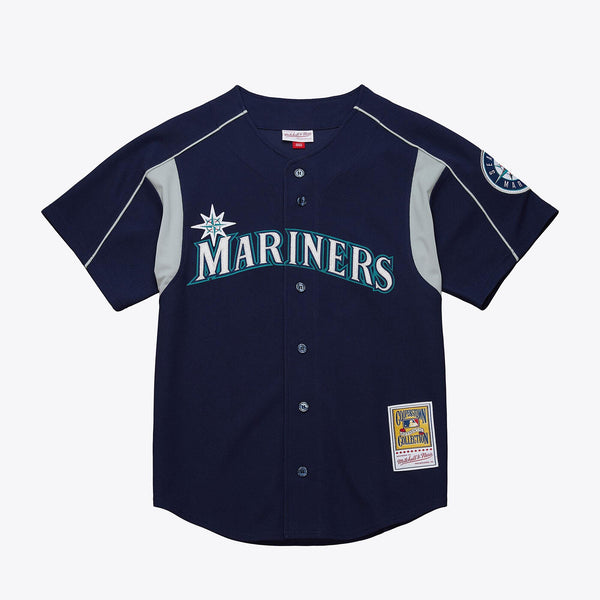 Mens Mitchell & Ness MLB DARK JERSEY MARINERS 2003 ICHIRO SUZUKI