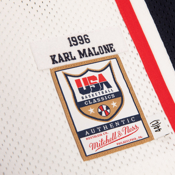 Mens Mitchell & Ness NBA AUTHENTIC JERSEY USA 1996 KARL MALONE