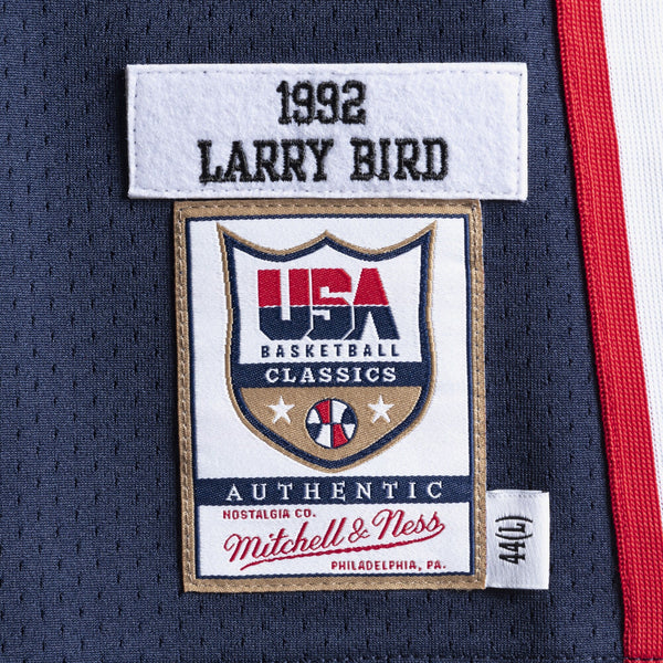 MENS MITCHELL & NESS AUTHENTIC JERSEY TEAM USA 1992 LARRY BIRD