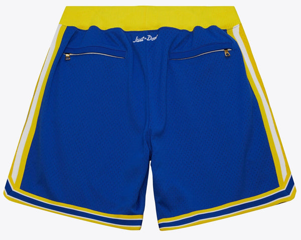 MENS MITCHELL & NESS NBA JUST DON HARDWOOD CLASSICS SHORTS WARRIORS 1993