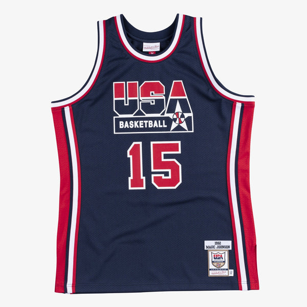 MENS MITCHELL & NESS AUTHENTIC JERSEY TEAM USA 1992 MAGIC JOHNSON
