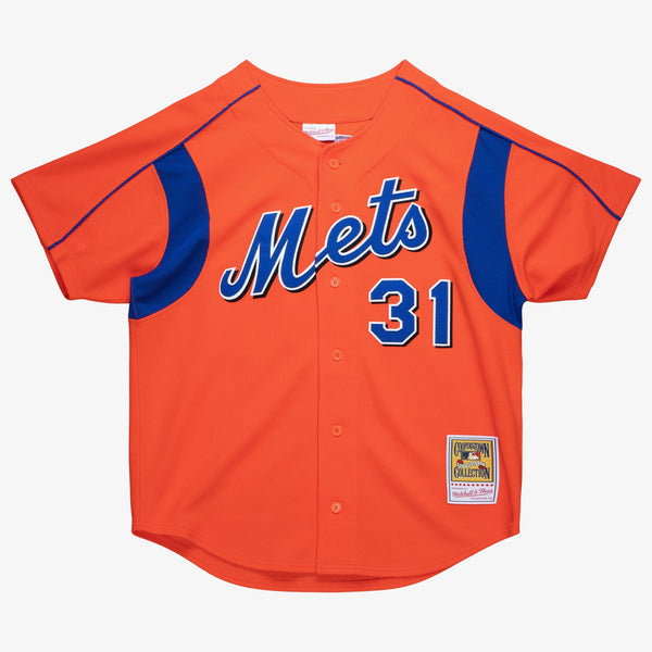MENS MITCHELL & NESS MLB AUTHENTIC BP METS 2004 MIKE PIAZZA