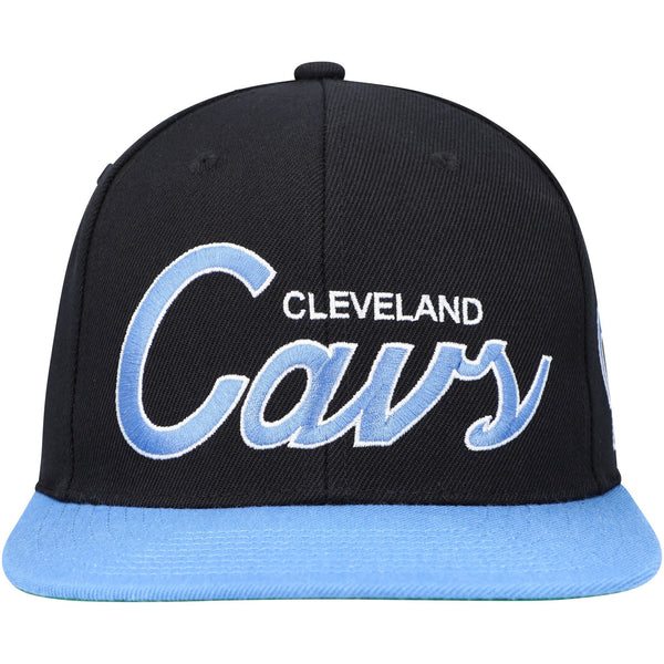 MENS MITCHELL & NESS NBA TEAM SCRIPT 2 SNAPBACK HWC CAVALIERS