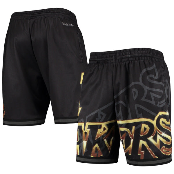 Mens Mitchell & Ness NBA BIG FACE 4.0 FASHION SHORTS LAKERS