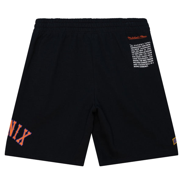 MENS MITCHELL & NESS NBA TEAM ORIGINS FLEECE SHORTS SUNS