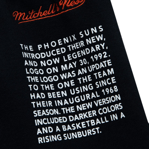 MENS MITCHELL & NESS NBA TEAM ORIGINS FLEECE SHORTS SUNS