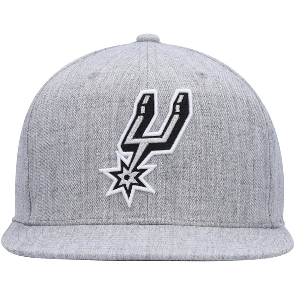 MENS MITCHELL & NESS NBA TEAM HEATHER 2.0 SNAPBACK SPURS