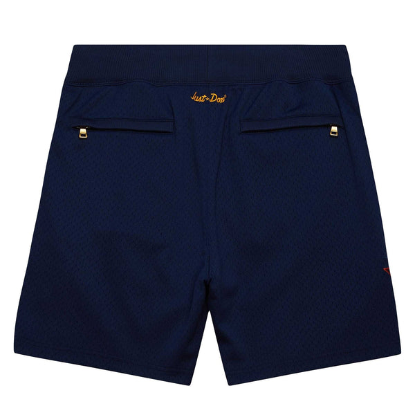 MENS MITCHELL & NESS NBA JUST DON 7IN SHORTS WARRIORS