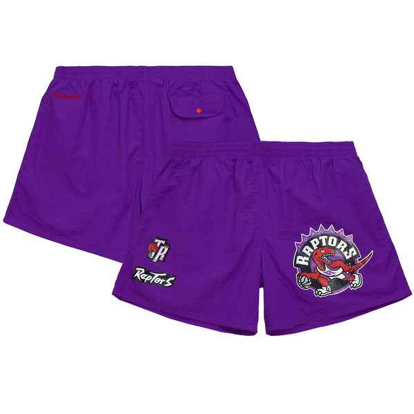 MENS MITCHELL & NESS NBA WOVEN SHORTS RAPTORS