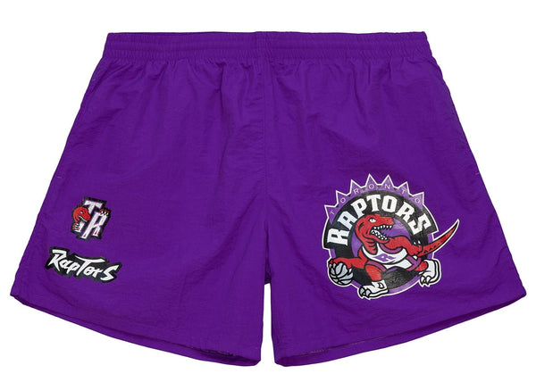 MENS MITCHELL & NESS NBA WOVEN SHORTS RAPTORS