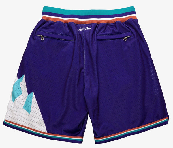 MENS MITCHELL & NESS NBA JUST DON 90S SHORTS JAZZ 1996