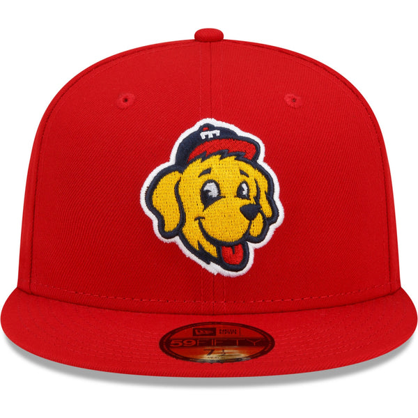 [60097344] Mens New Era MiLB TOLEDO MUD HENS 5950 FITTED 'THEME NIGHT' - RED