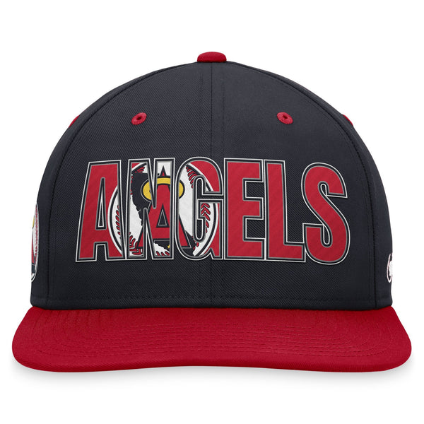 [NK44-19N4-C71-38W] MENS NIKE NAVY CALIFORNIA ANGELS COOPERSTOWN COLLECTION PRO SNAPBACK HAT