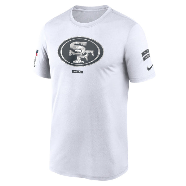 Mens Nike NFL SF 49ERS 2024 SALUTE TO SERVICE LEGEND PERFORMANCE T-SHIRT