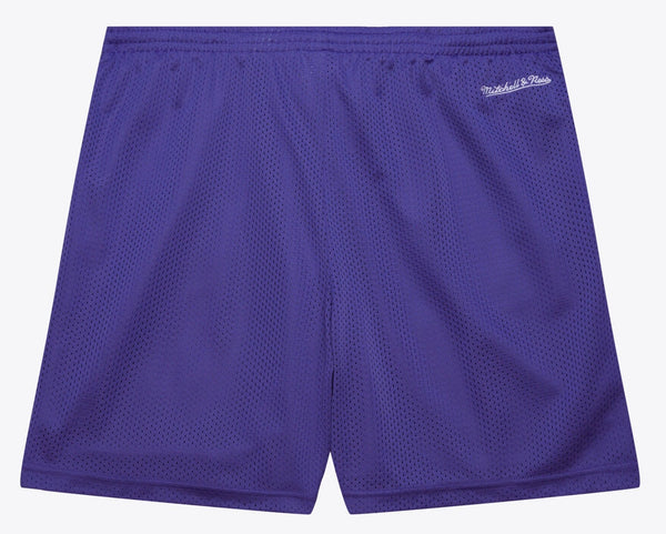 MENS MITCHELL & NESS NBA GAMEDAY MESH 7IN SHORTS VINTAGE LOGO BUCKS