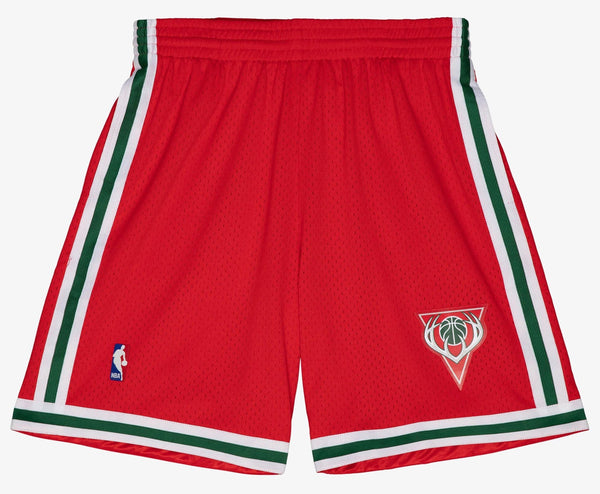 MENS MITCHELL & NESS NBA SWINGMAN SHORTS BUCKS 2008
