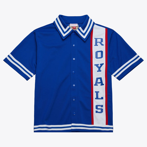 MENS MITCHELL & NESS Sacramento Kings Authentic Full-Snap Shooting Shirt