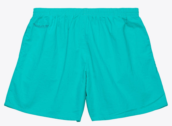 MENS MITCHELL & NESS NBA TEAM HERITAGE WOVEN SHORTS SPURS