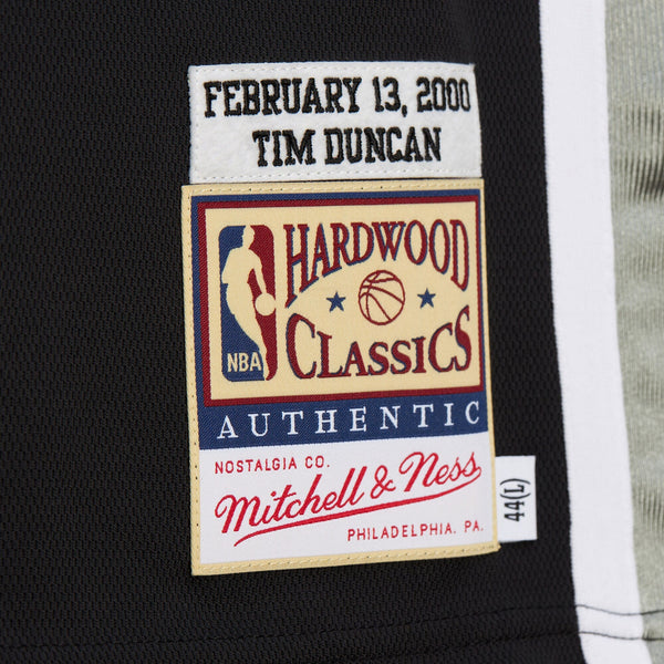 Mens Mitchell & Ness NBA DARK JERSEY SPURS 2000 TIM DUNCAN