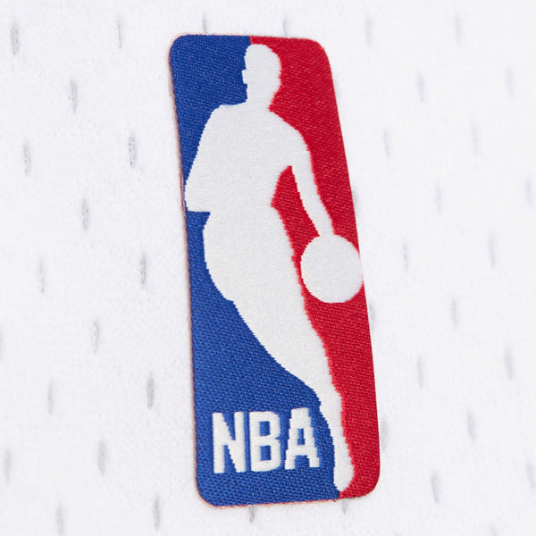 MENS MITCHELL & NESS NBA WHITE SHORTS WARRIORS 1990
