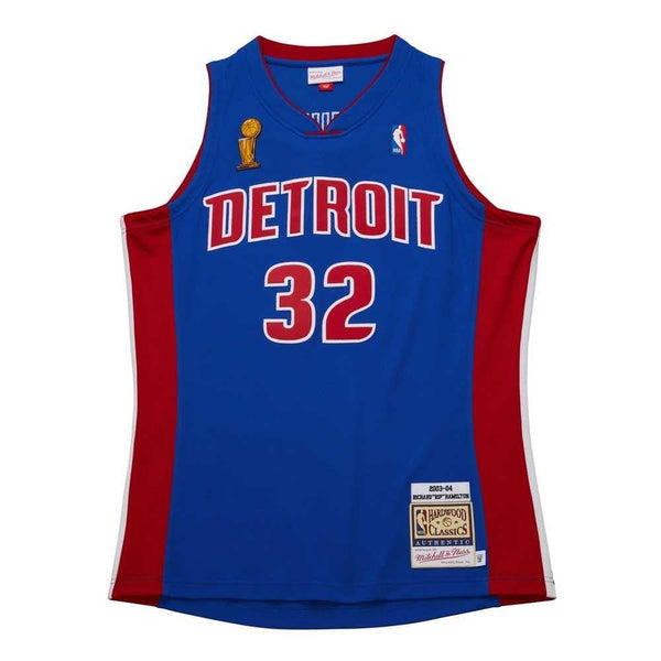 MENS MITCHELL & NESS DARK FINALS JERSEY PISTONS 2003 RICHARD HAMILTON