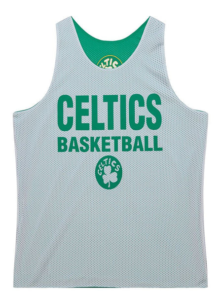 MENS MITCHELL & NESS REVERSIBLE MESH PRACTICE TANK VINTAGE LOGO CELTICS