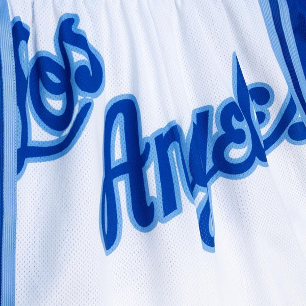 MENS MITCHELL & NESS NBA BLOWN OUT FASHION SHORTS LAKERS