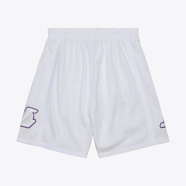 [SMSH6526-LAL12PPPWHIT] MENS MITCHELL & NESS DAY SHORTS LAKERS 2012
