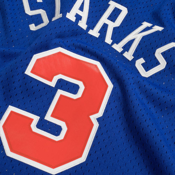 Mens Mitchell & Ness NBA Swingman Road Jersey Knicks 91 John Starks