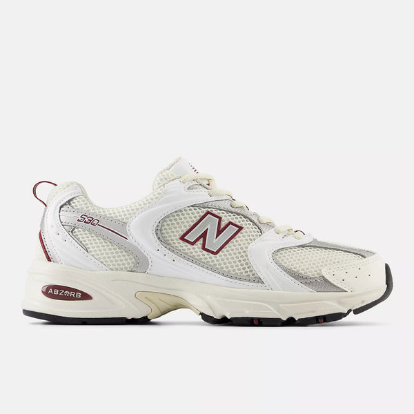 [MR530SZ] MENS NEW BALANCE 530 'SEA SALT/MERCURY RED'