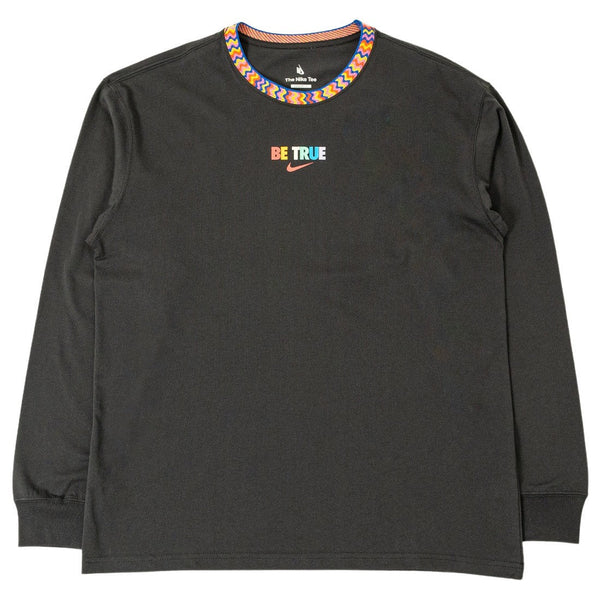 [FD0861-060] MENS NIKE BE TRUE LONG SLEEVE TEE SHIRT 'BLACK'