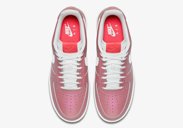[823511-600] MENS NIKE AIR FORCE 1 LOW '07 LV8 'TRACK RED SUMMIT WHITE BLACK'