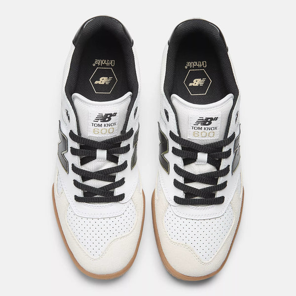 [NM600WTA] MENS NEW BALANCE NUMERIC 600 'TOM KNOX WHITE BLACK'