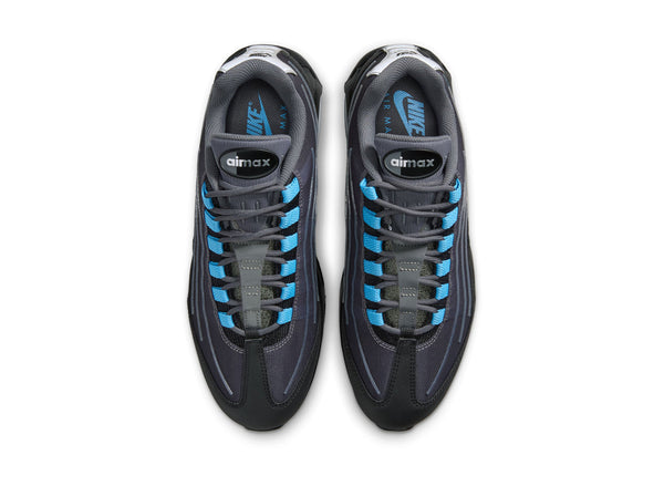 [IH7853-002] MENS NIKE AIR MAX 95 'BIG BUBBLE TECH BLACK UNIVERSITY BLUE'