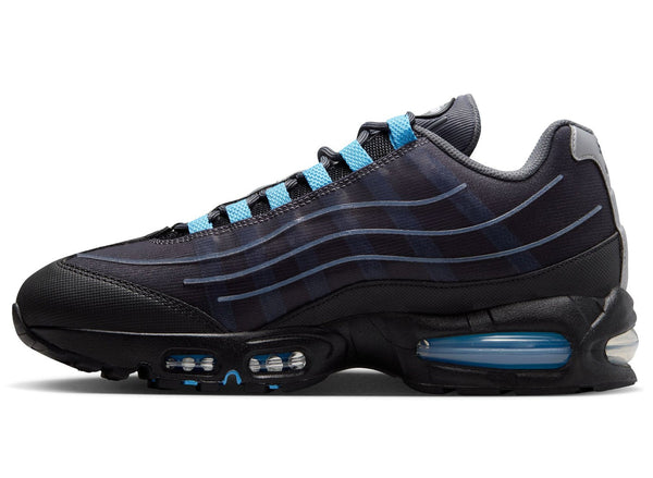[IH7853-002] MENS NIKE AIR MAX 95 'BIG BUBBLE TECH BLACK UNIVERSITY BLUE'