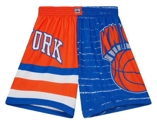 MENS MITCHELL & NESS NBA JUMBOTRON 3.0 SHORTS KNICKS